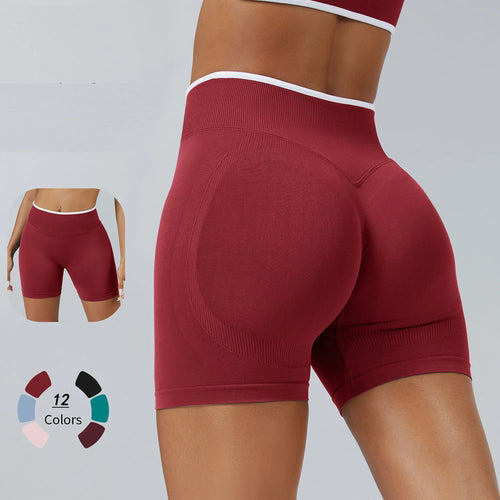 Short de sport sans couture pour femmes