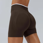 Short de sport sans couture pour femmes