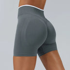 Short de sport sans couture pour femmes