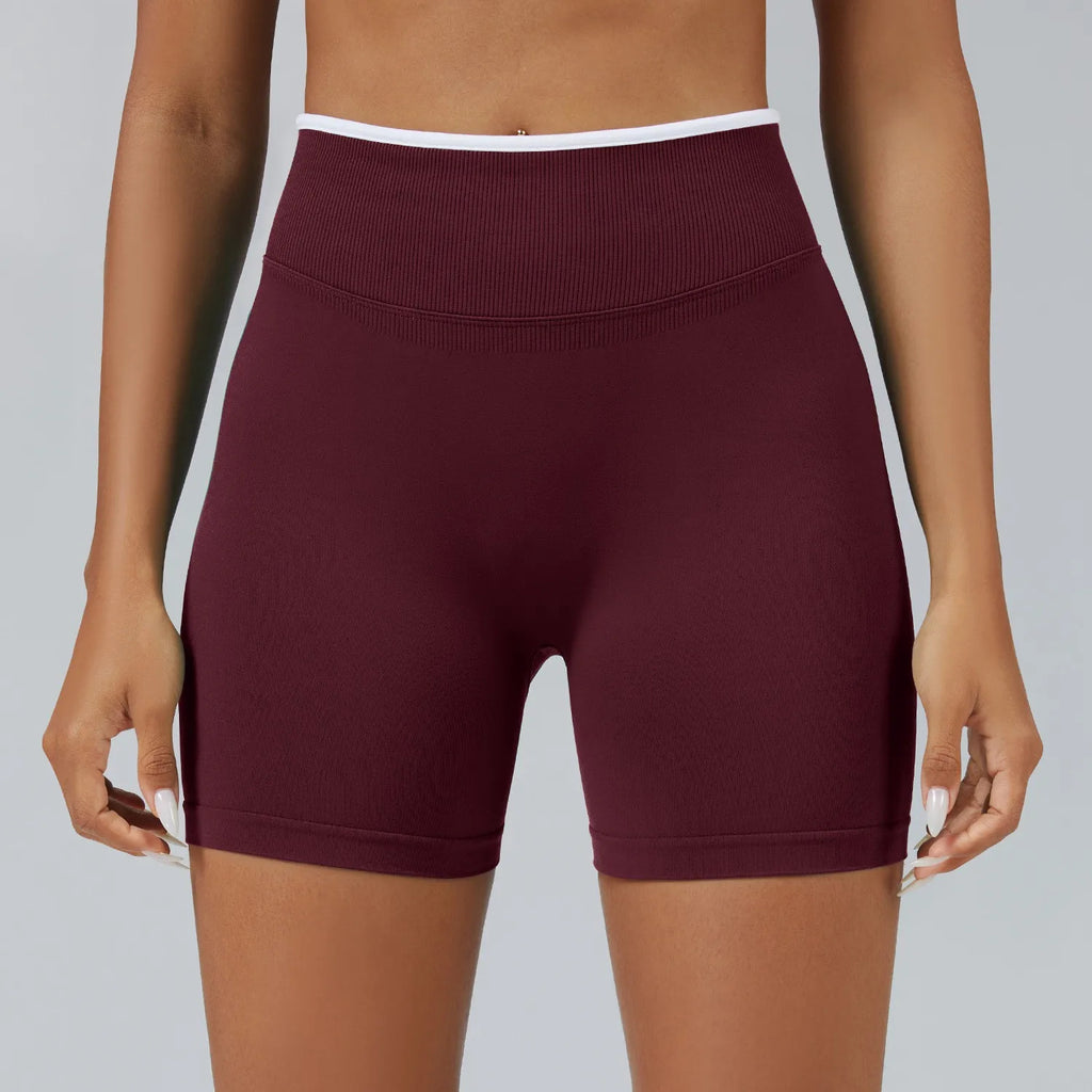Short de sport sans couture pour femmes